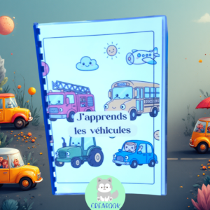 livret éducatif a5 "j'apprends les véhicules"